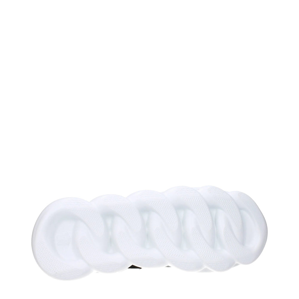 Versace Gray Fabric Chunky Sneakers