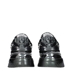 Versace Gray Leather Chunky Sneakers - EU42.5/US9.5