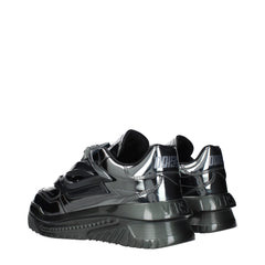 Versace Gray Leather Chunky Sneakers - EU42.5/US9.5