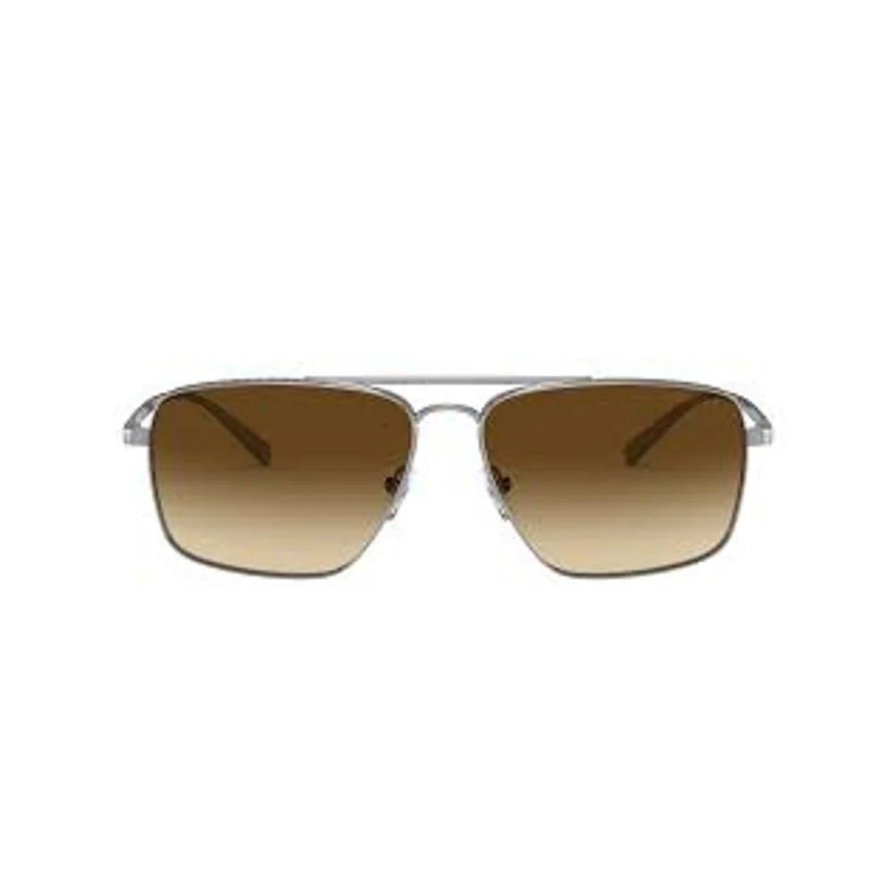 Versace Gray Metal Sunglasses
