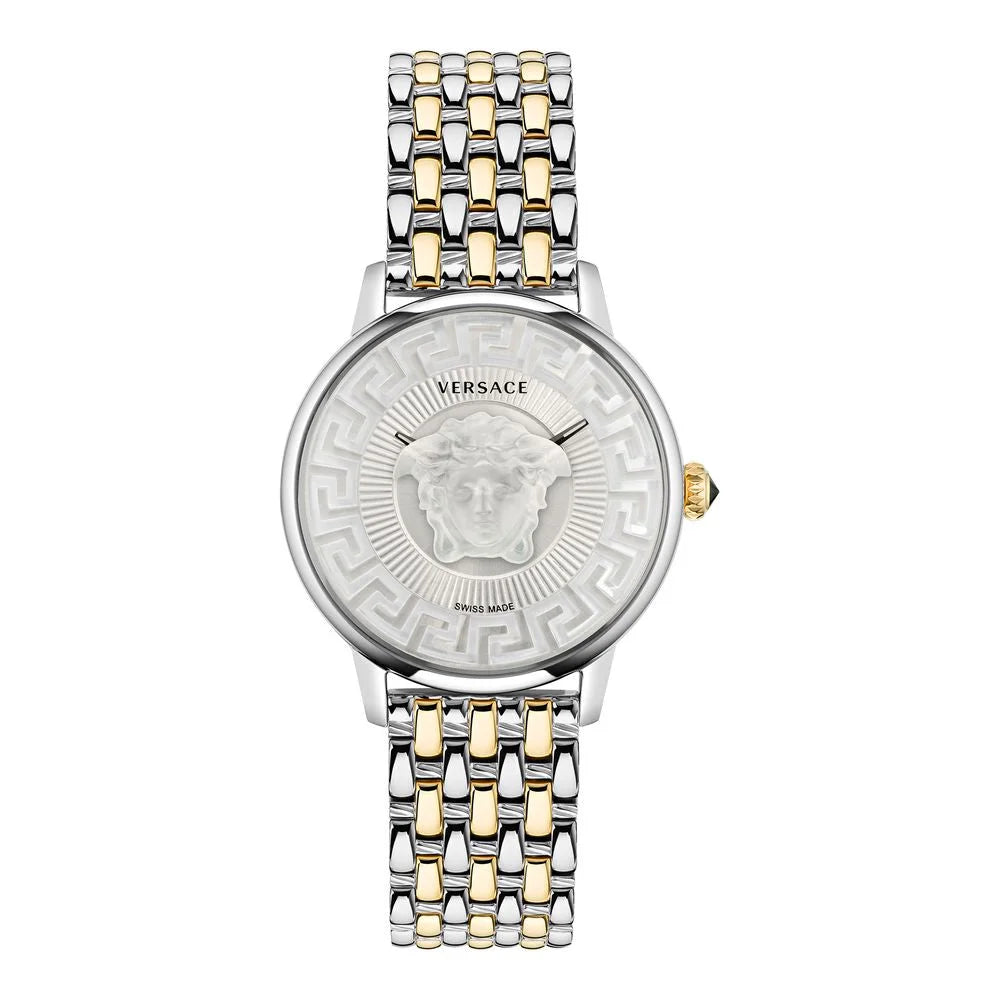 Versace Gray Stainless Steel Bracelet Watch