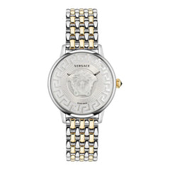 Versace Gray Stainless Steel Bracelet Watch