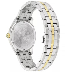 Versace Gray Stainless Steel Dress Watch