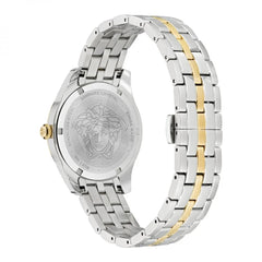 Versace Gray Stainless Steel Dress Watch