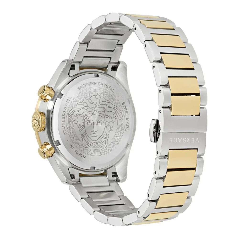 Versace Gray Stainless Steel Dress Watch
