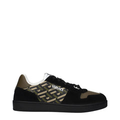 Versace Green Fabric Low Top Sneakers - EU43/US10