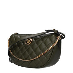 Versace Green Leather Handbag