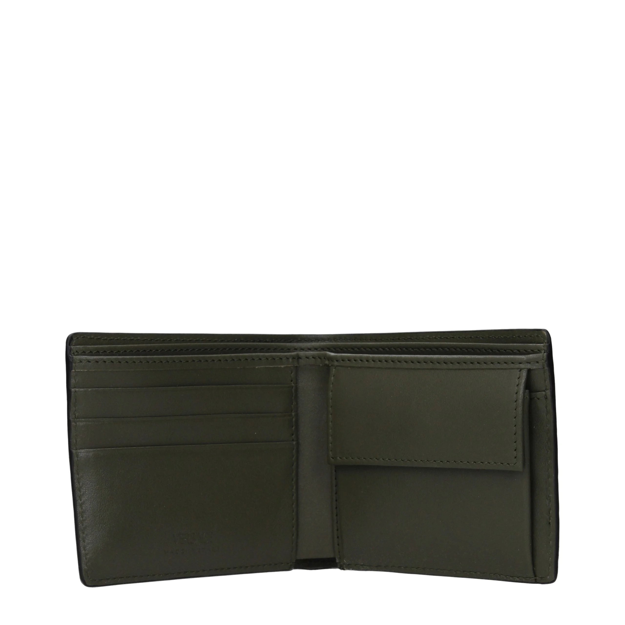 Versace Green Leather Wallet