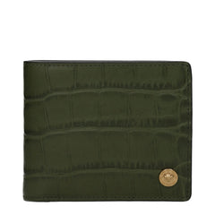 Versace Green Leather Wallet