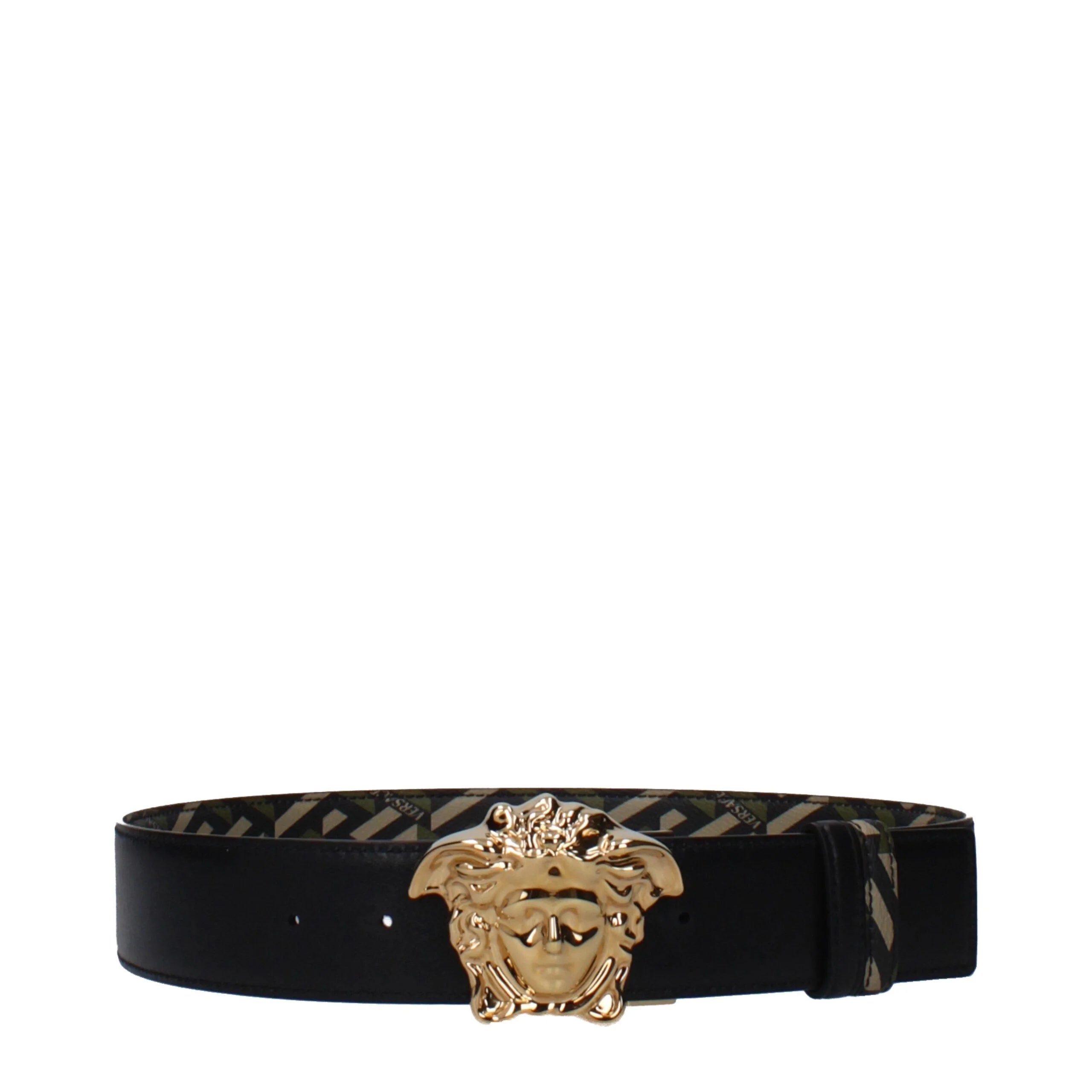 Versace Green Polyester Regular Belt