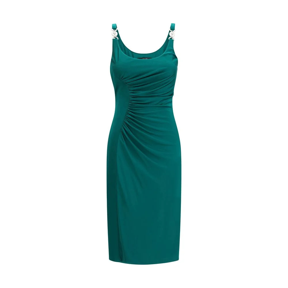 Versace Zöld Viszkóz Rövid Ujjú Ruha - IT40 | M