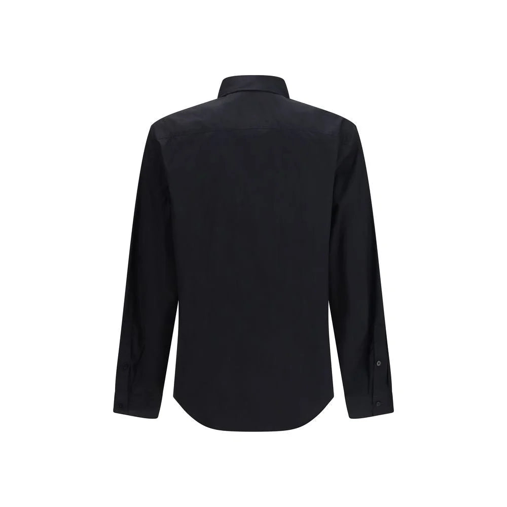 Versace Jeans Black Cotton Dress Shirt - IT50 | L