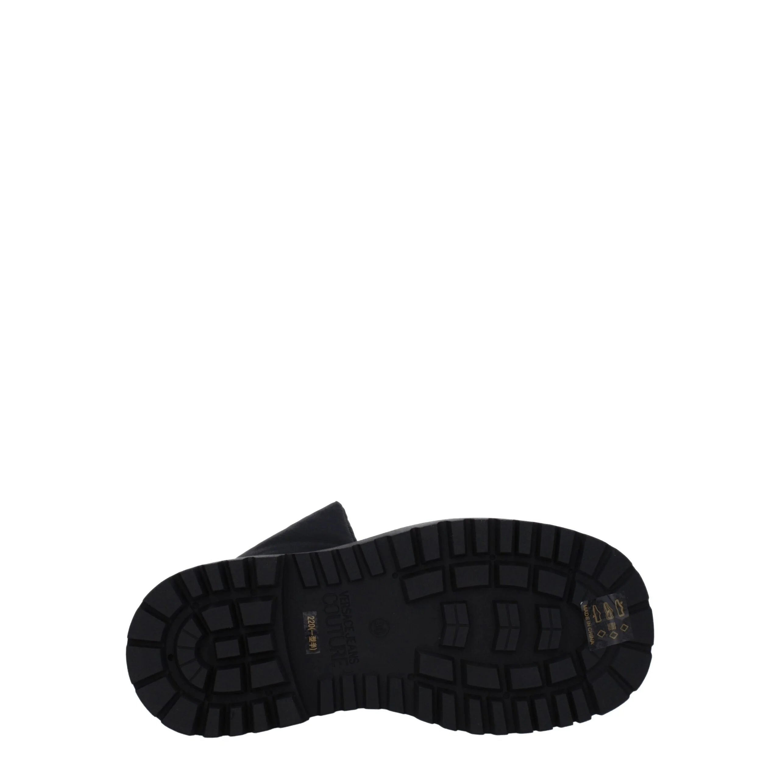 Versace Jeans Black Polyethylene Ankle Boots - EU40/US10
