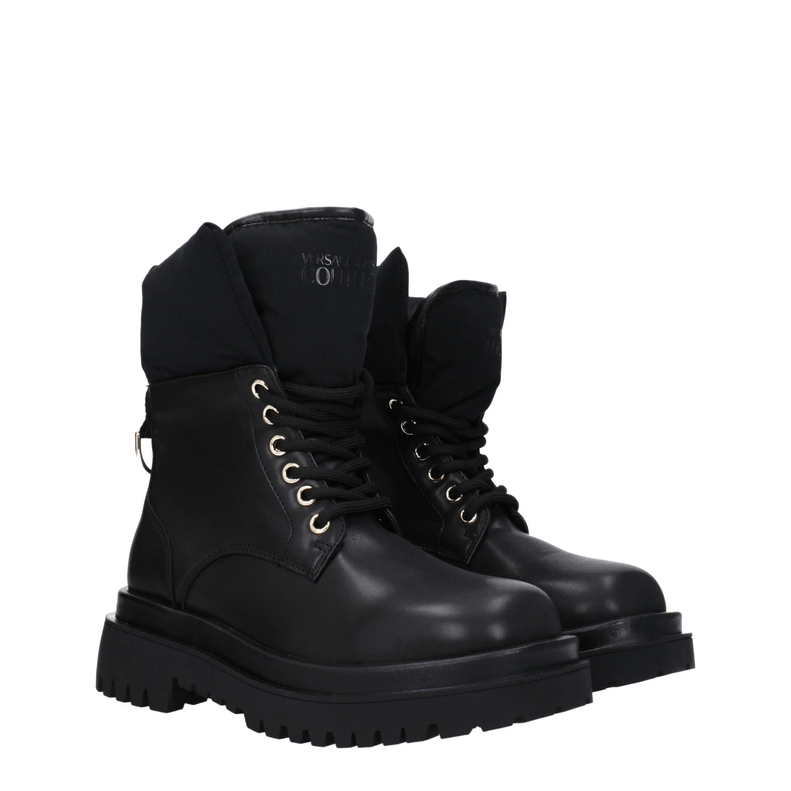 Versace Jeans Black Polyethylene Ankle Boots - EU40/US10 - Boots