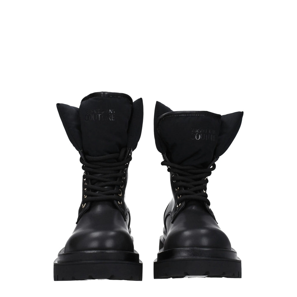 Versace Jeans Black Polyethylene Ankle Boots - EU40/US10 - Boots