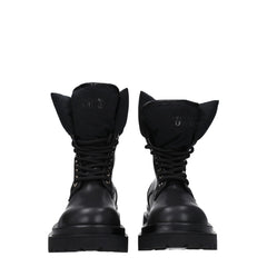 Versace Jeans Black Polyethylene Ankle Boots - EU40/US10