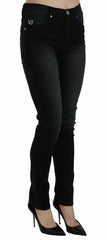 Versace Jeans Couture Dark Black Dora Slim Fit Denim Pants - W36