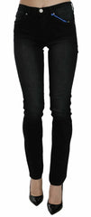 Versace Jeans Couture Dark Black Dora Slim Fit Denim Pants - W36