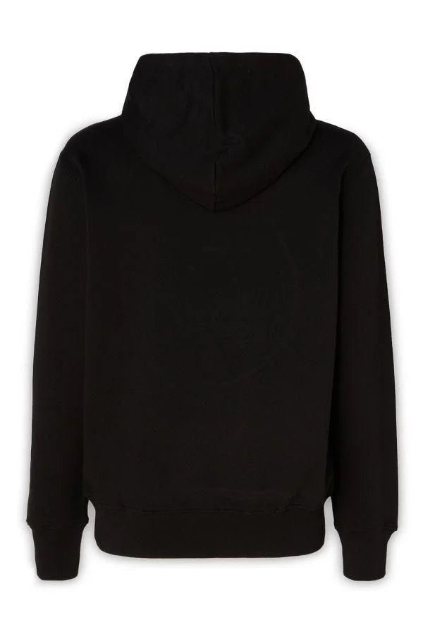 Versace Jeans Stunning Hooded Black Cotton Sweatshirt - Hoodies