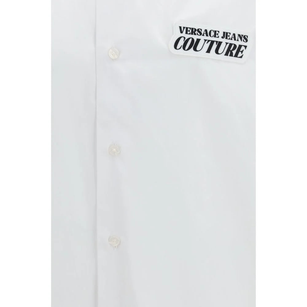 Versace Jeans White Cotton Shirt - IT52 | XL