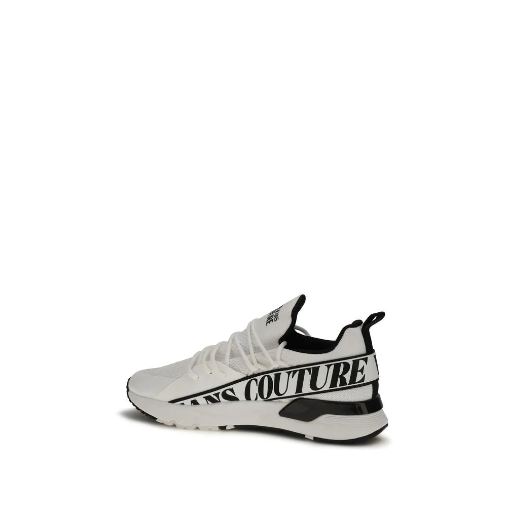 Versace Jeans White Polyester Athletic Sneakers - EU42/US9