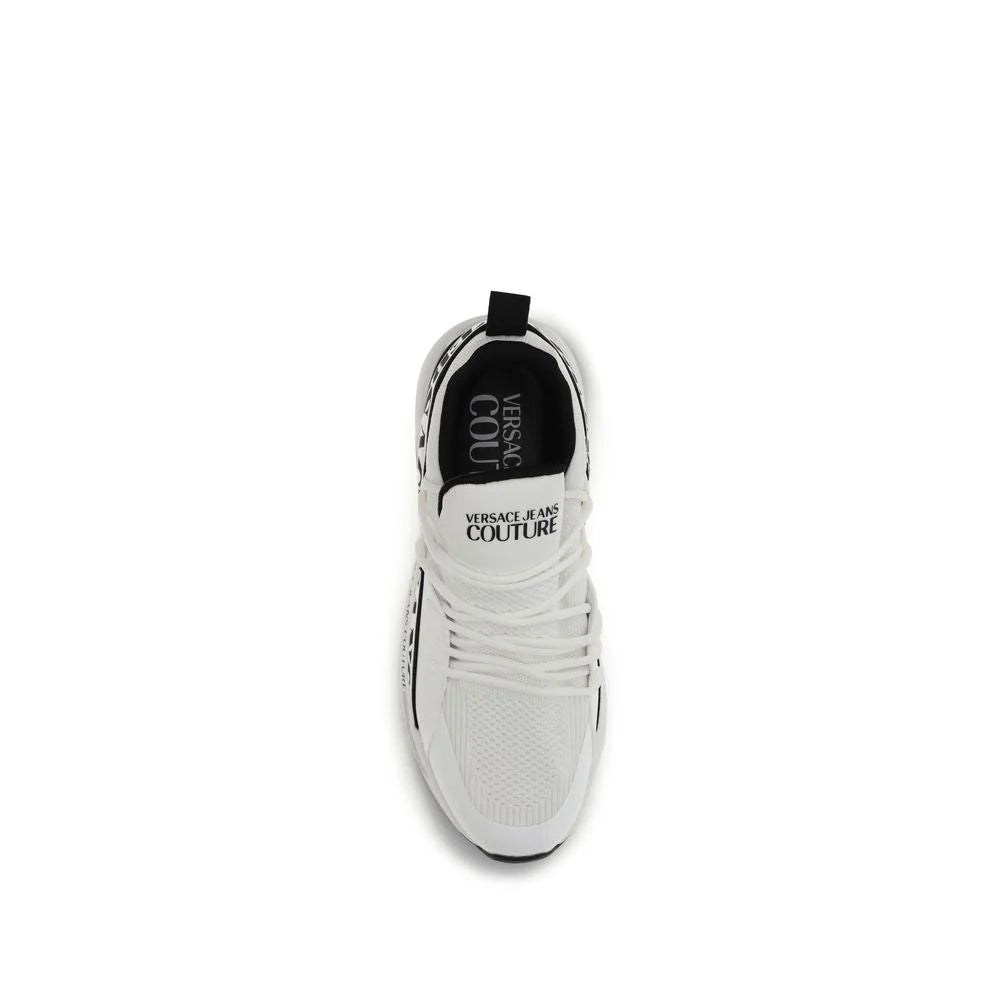 Versace Jeans White Polyester Athletic Sneakers - EU42/US9
