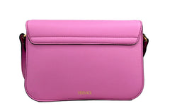 Versace La Medusa Pink Leather Shoulder Crossbody Bag Purse