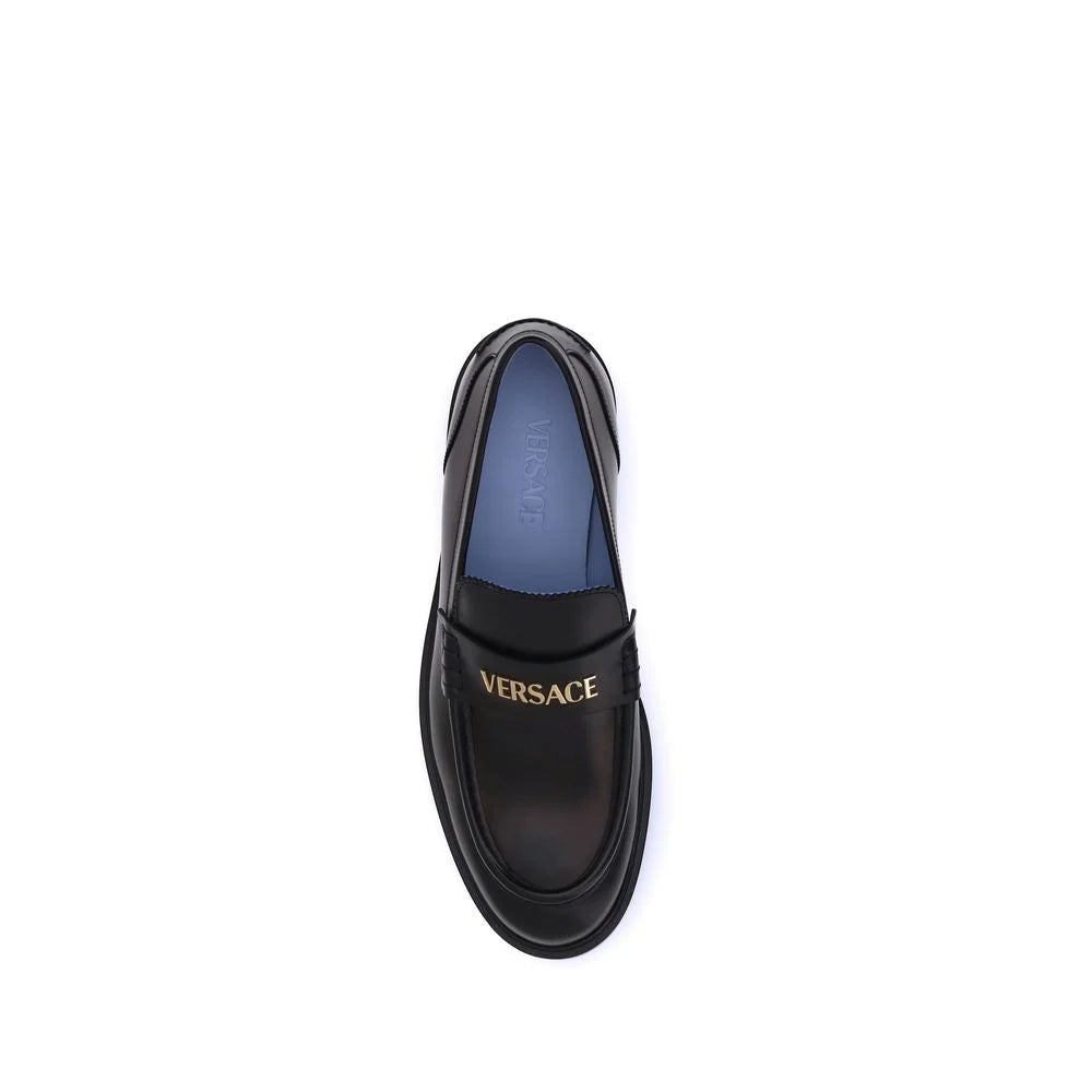 Versace Leather Loafers - Flats