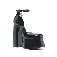 Versace Leather Platform Sandals - Sandals