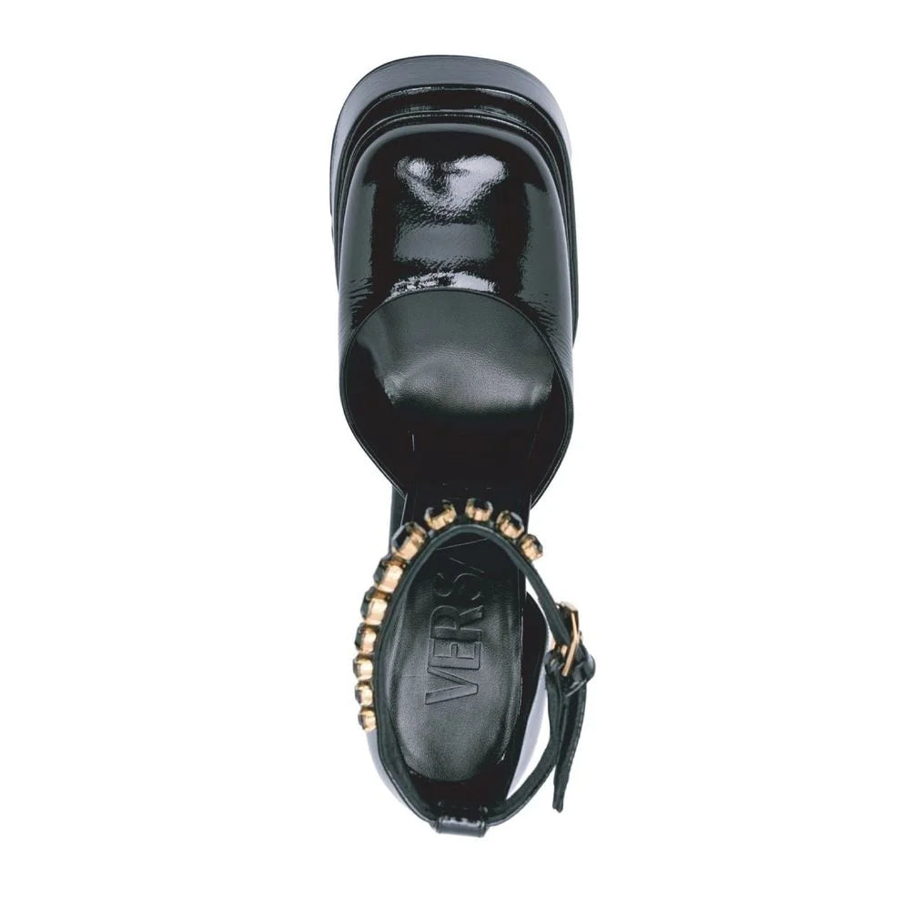 Versace Leather Platform Sandals - Sandals