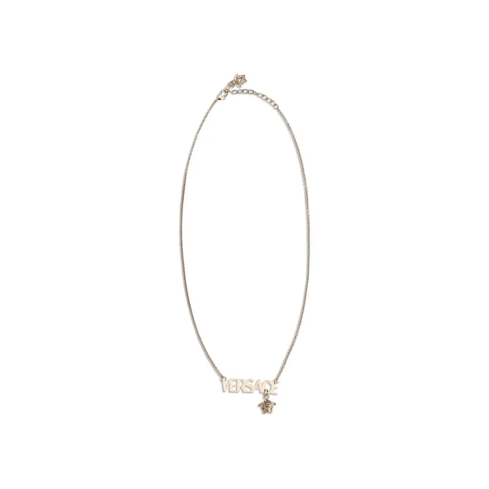 Versace Logo Necklace - One Size