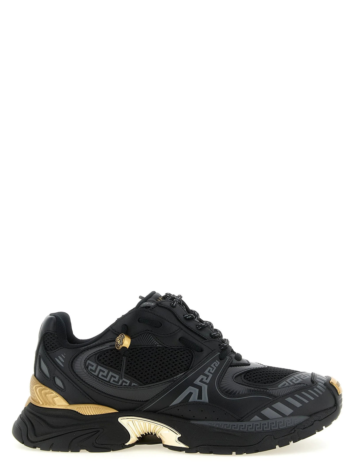 Versace Multicolor Calfskin Athletic Sneakers - EU 41 | US 8