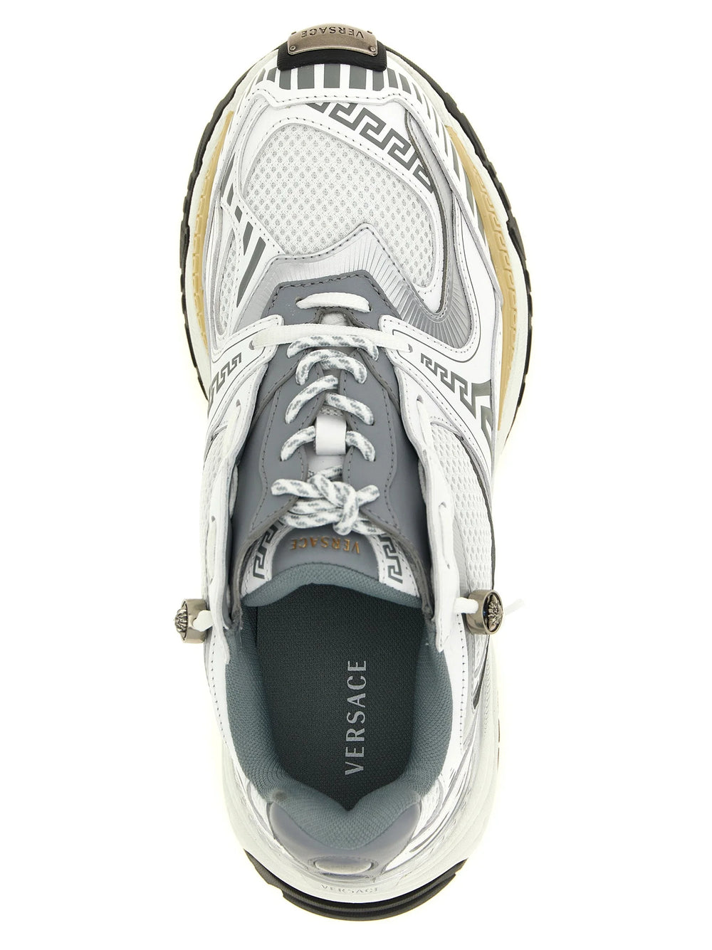 Versace Multicolor Calfskin Chunky Sneakers - EU 42 | US 9