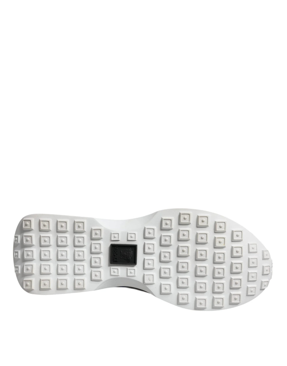 Versace Multicolor Canvas Quad Fabric Medusa Low Top Sneakers Shoes - Sneakers