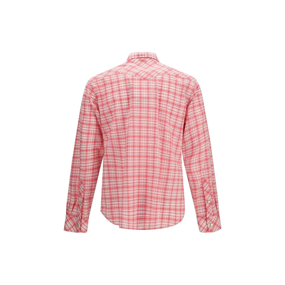 Versace Multicolor Cotton Pattern Shirt - IT50 | L