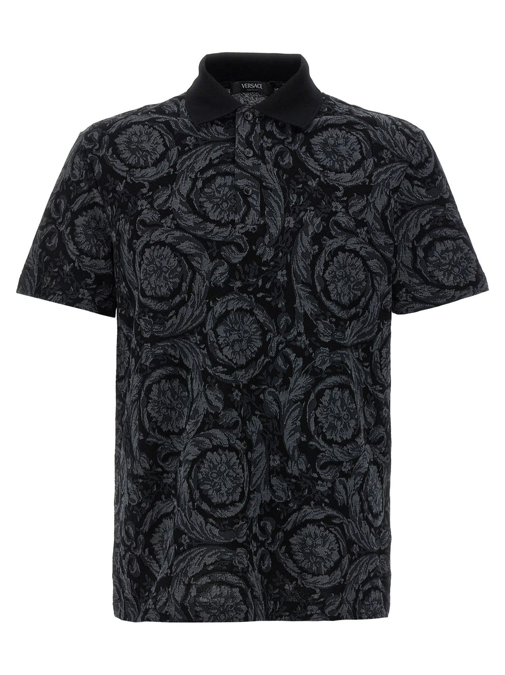 Versace Multicolor Cotton Polo Shirt
