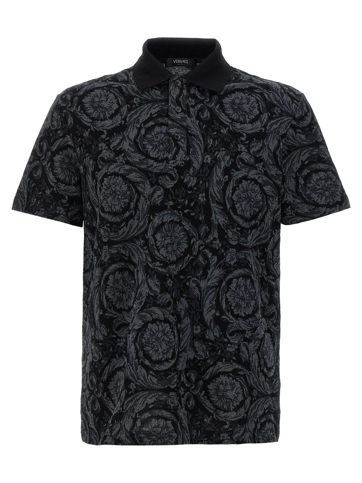 Versace Multicolor Cotton Polo Shirt