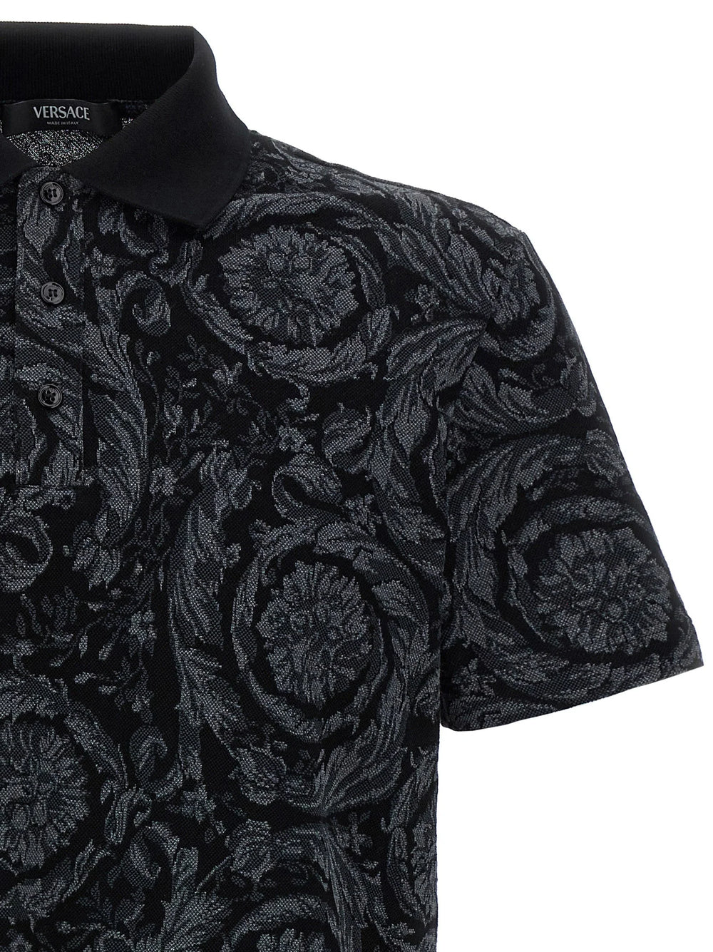 Versace Multicolor Cotton Polo Shirt