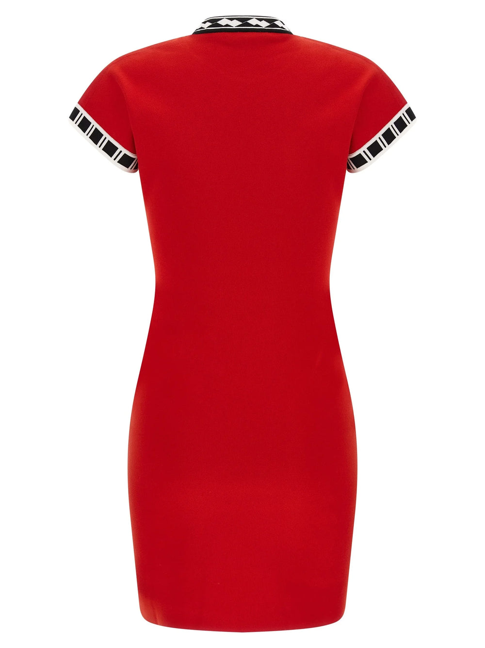 Versace Multicolor Cotton Short Dress