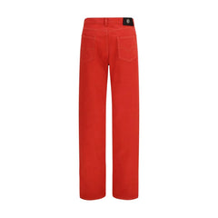 Versace Multicolor Cotton Straight-Leg Jeans - 27