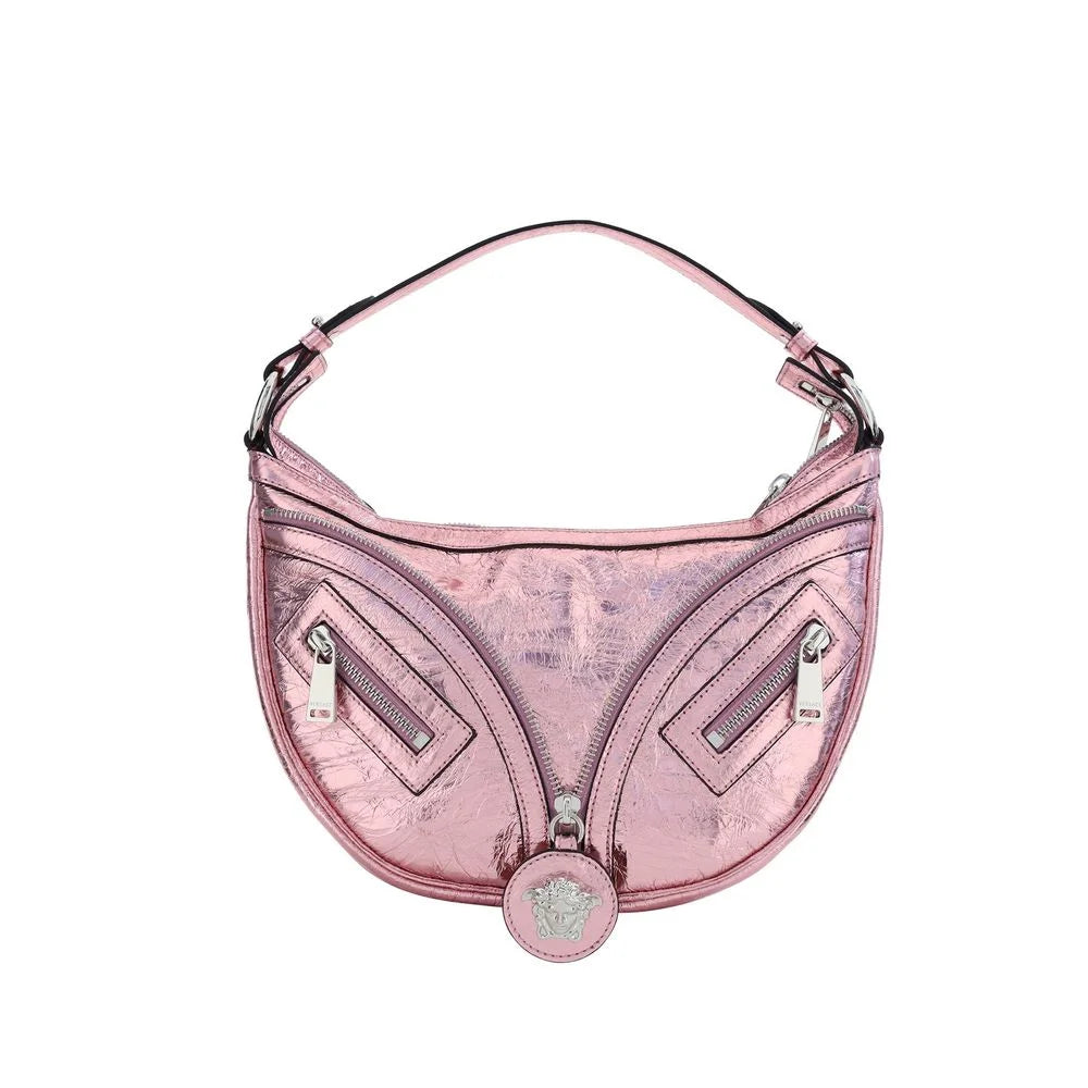 Versace Multicolor Lamb Leather Shoulder Bag