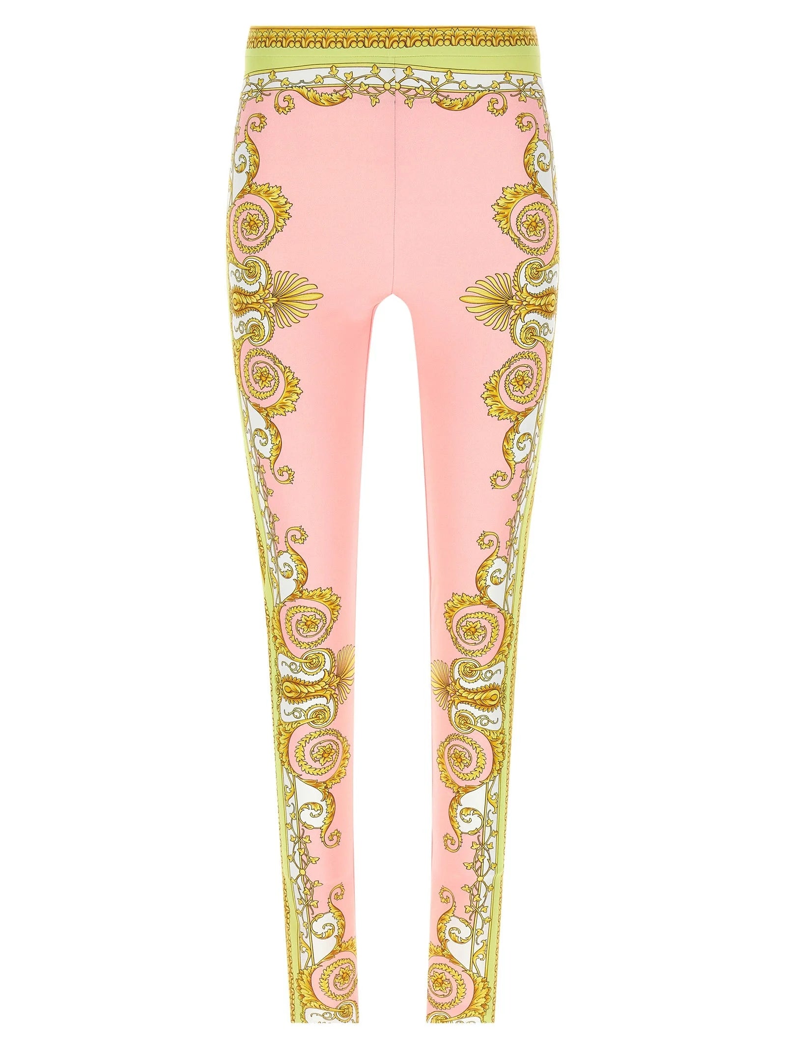 Versace Multicolor Nylon Leggings