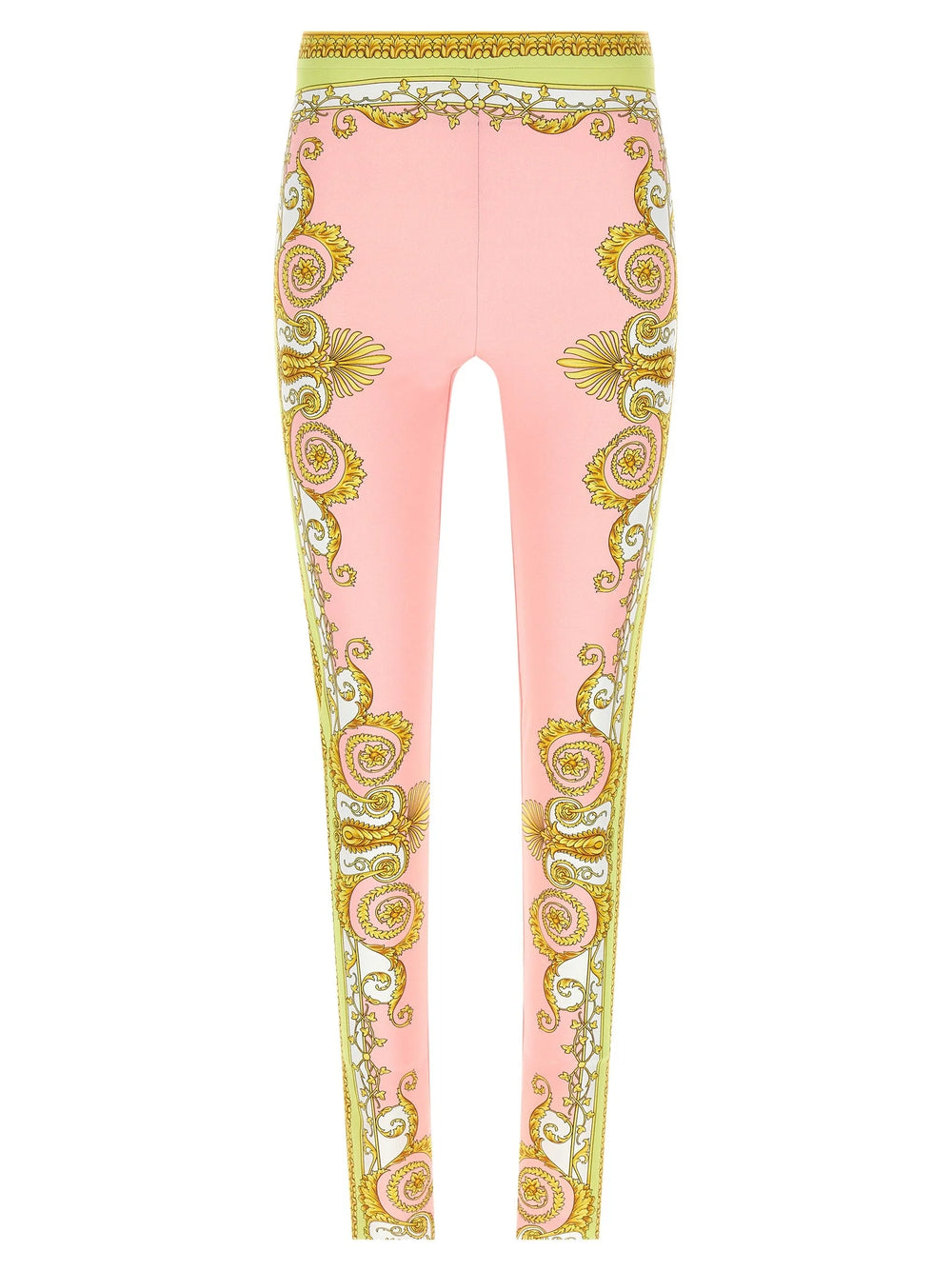 Versace Multicolor Nylon Leggings