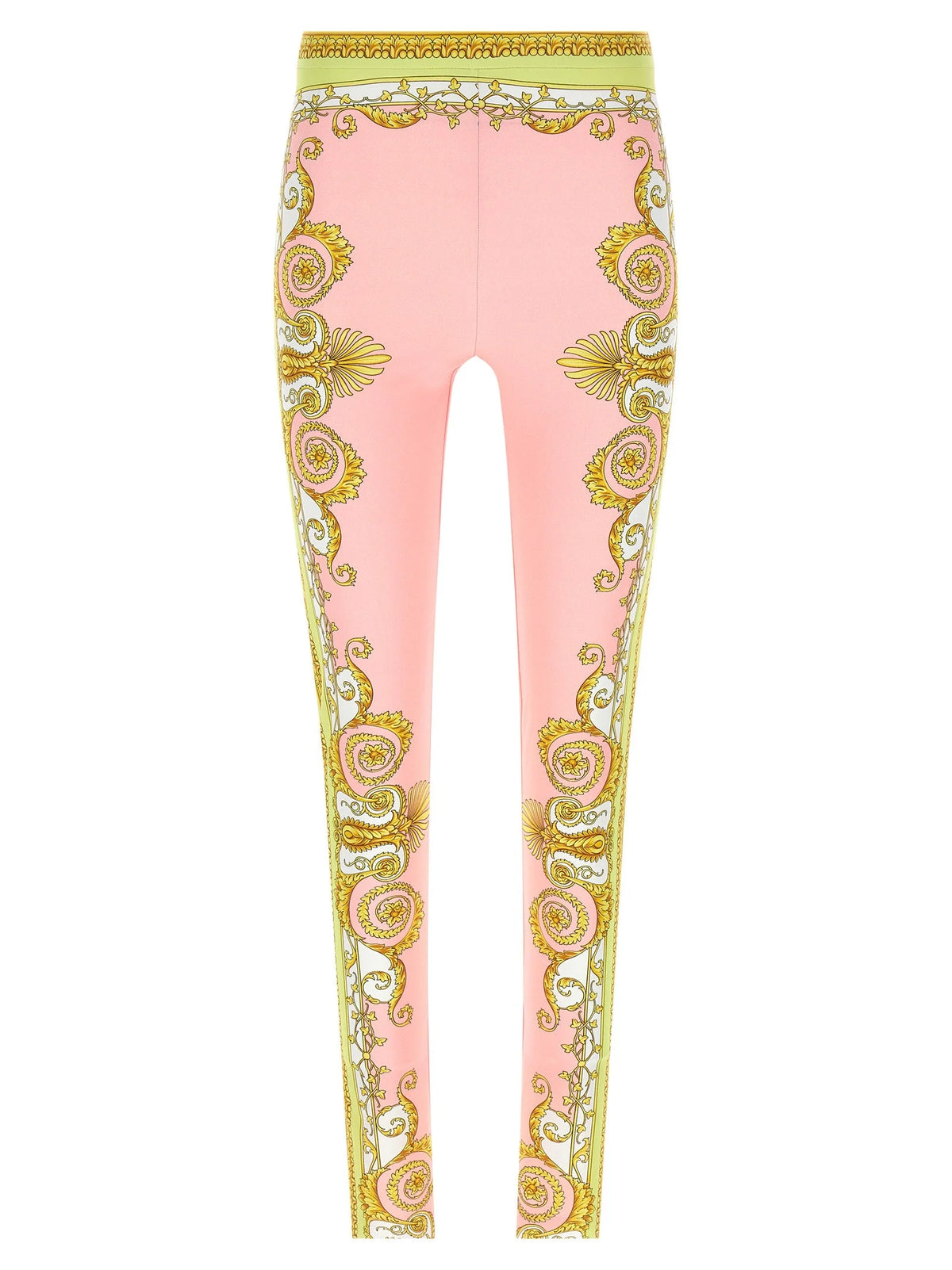 Versace Multicolor Nylon Leggings