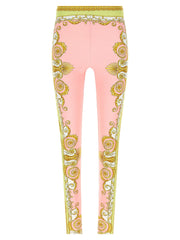 Versace Multicolor Nylon Leggings
