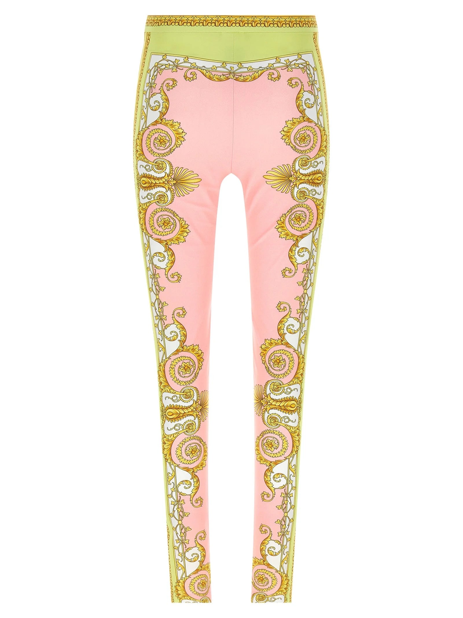 Versace Multicolor Nylon Leggings