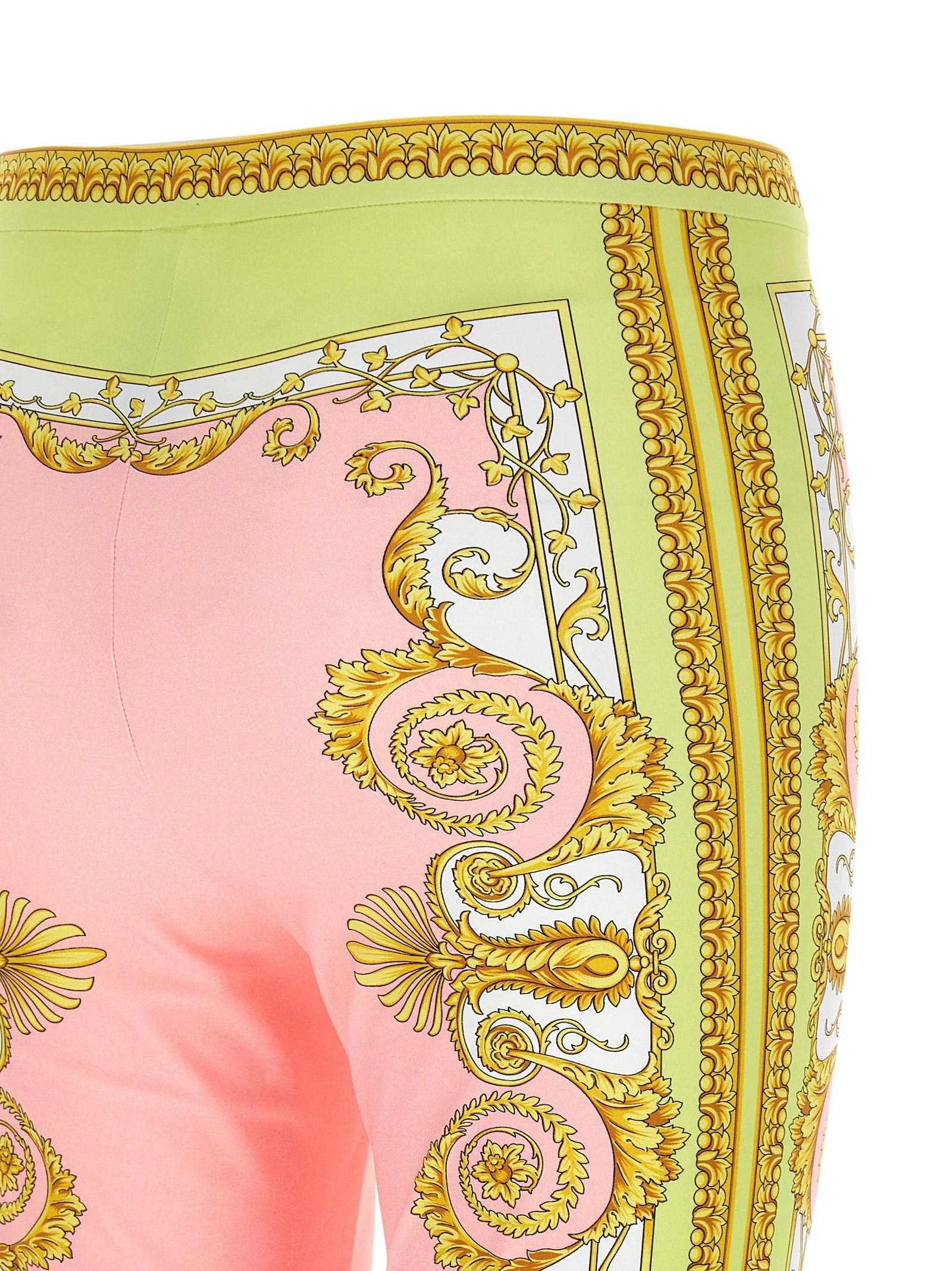 Versace Multicolor Nylon Leggings
