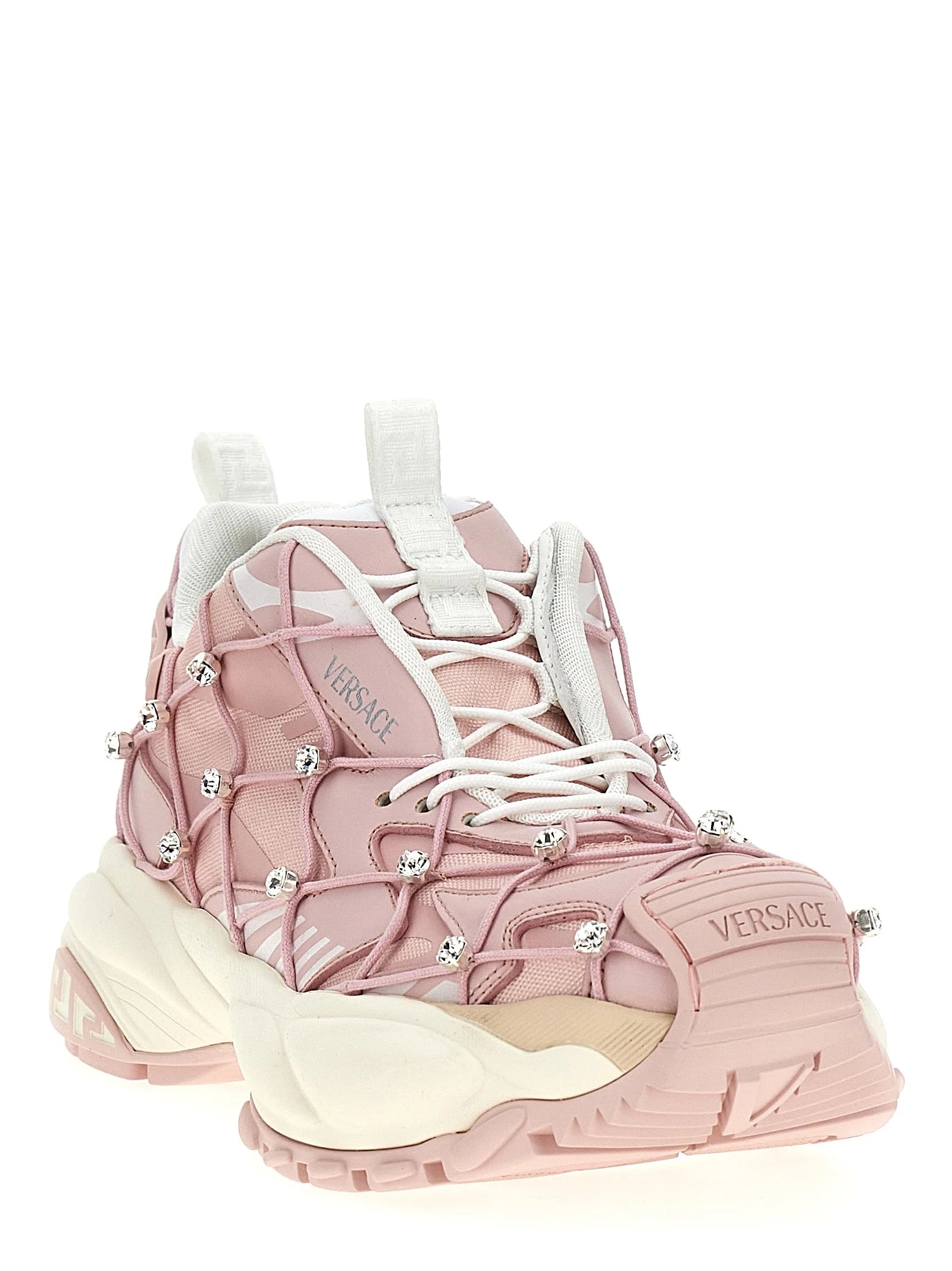 Versace Multicolor Polyester Athletic Sneakers - EU36/US6