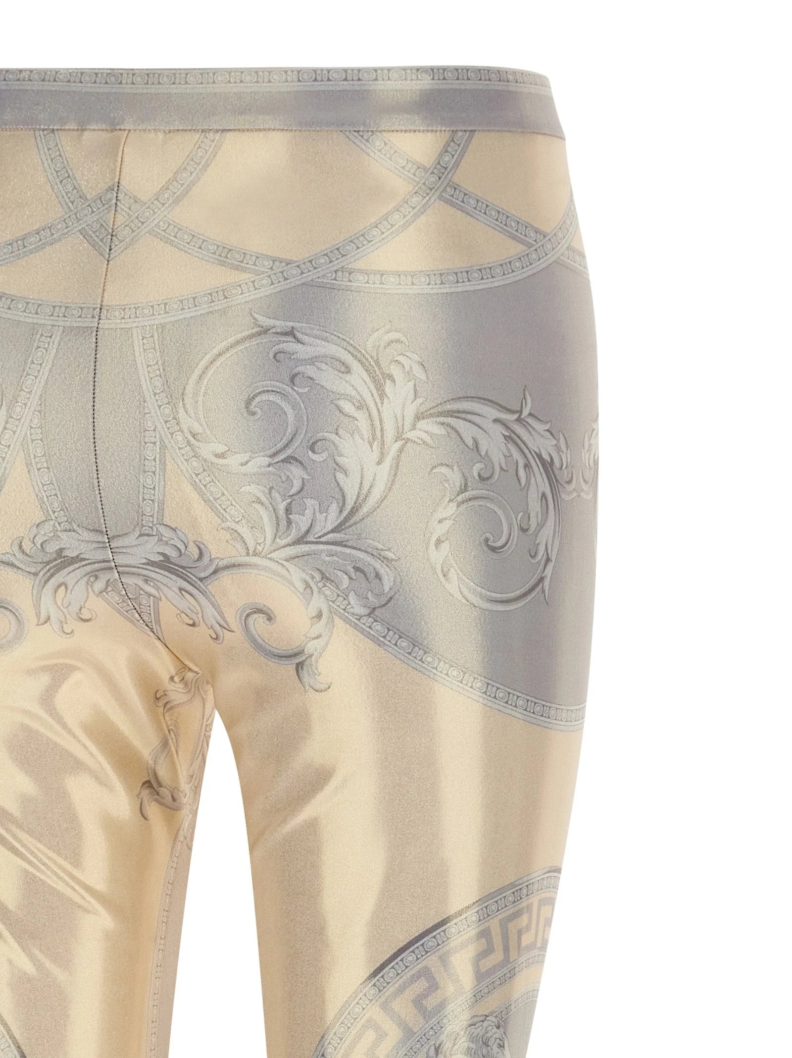 Versace Multicolor Polyester Leggings - IT38