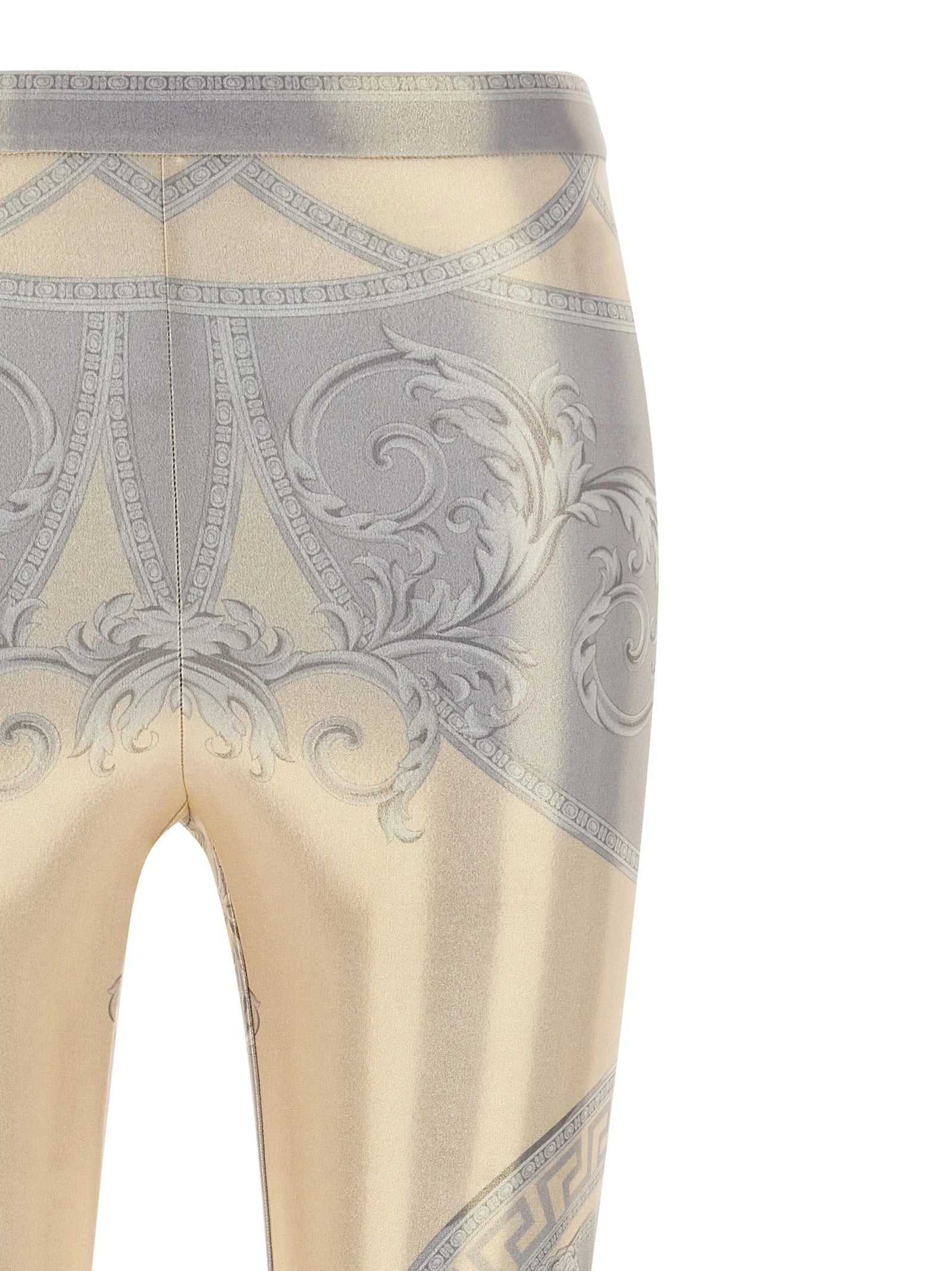 Versace Multicolor Polyester Leggings - IT38
